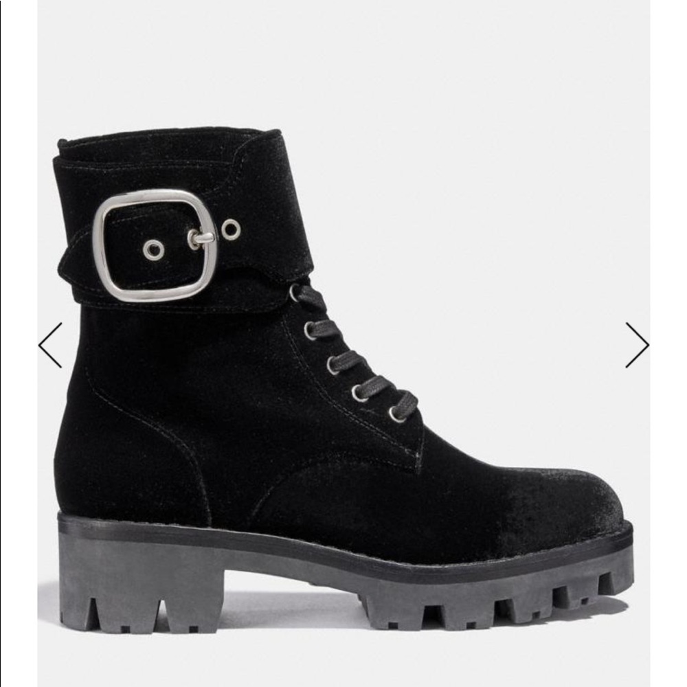 Coach lace up combat boots - Picture 6 of 8